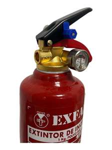 Extintor de Polvo ABC Portátil de 1 kg con Certificación CE EN3 |   Manguera Flexible con Rango de Descarga de 3-4 m |   Lanzamiento Rápido |   Fuego - Product Image 2