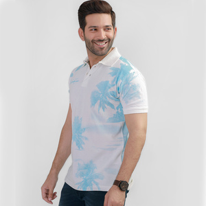 เสื้อโปโลพิมพ์ลายขายส่งแบบกําหนดเองที่ได้รับความนิยมสูงสุดสําหรับผู้ชาย เสื้อโปโลมาใหม่ที่ผลิตอย่างมีคุณภาพสูง - Product Image 2