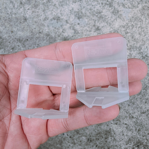 Gạch cài đặt Clip 1.0mm 1.5mm 2.5mm 3.0mm 100 chiếc mỗi túi hoặc tùy chỉnh nhựa <span class=keywords><strong>Spacer</strong></span> tái sử dụng cho sàn đá cẩm thạch gốm - Product Image 1