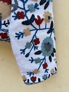 Handmade Suzani Bohemian Floral Winter <b>Jacket</b> Soft Cotton Embroidery Women's Outerwear Gift - Product Image 5