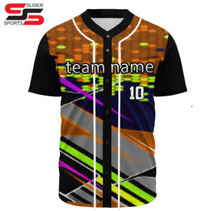 Camiseta de Softbol con Botones Delanteros y Diseño Personalizado Sublimado - Product Image 4