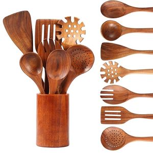 Plateau à fromage rond en bois d'acacia et ensemble de couteaux avec tiroir à couverts coulissant - Cadeau de pendaison de crémaillère en bois d'acacia pour fromage et charcuterie - Product Image 1