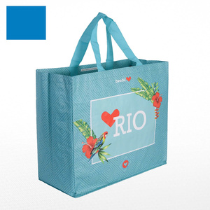 Bolsa de compras tejida PP Natural hecha a mano técnica de costura de supermercado para recuerdos de decoración del hogar y uso artesanal - Product Image 4