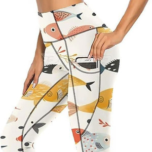 Leggings de pêche élégants et respirants, légers, écologiques, en nylon/spandex, de haute qualité, personnalisables pour les voyages - Product Image 5