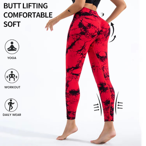 Venta al por mayor de mallas deportivas de las mujeres de secado rápido pantalones elásticos de yoga para el gimnasio fabricante - Product Image 5