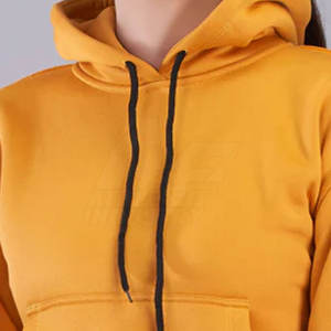 Servicios OEM 2024 último diseño mujeres sudaderas con capucha poliéster/algodón cuello con capucha logotipo frontal mejor venta invierno - Product Image 5