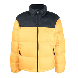 Chaqueta acolchada con cremallera y patrón de camuflaje de color sólido Tela de burbujas de estilo callejero de invierno - Product Image 5