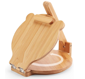 Handmade Shinny Polished Wood Dough Presser Most Attractive Design Christmas Party Wooden Tortilla Press Most Selling - Product Image 1