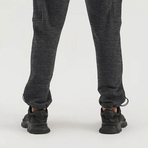 Ensemble de survêtement unisexe d'hiver deux pièces coupe-vent 100% coton, ensemble de sport, veste doublée de maille, pantalon en tissu polaire, personnalisé - Product Image 6