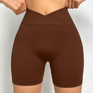 <b>Women's</b> High Waist Breathable Seamed Sports <b>Leggings</b> Gym Yoga Shorts with Tummy Control Fitness Clothing - Product Image 3