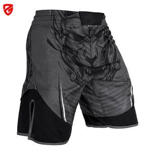 Pantalones Cortos de MMA para Hombre, Precio al por Mayor, Logotipo Personalizado, Ligeros, Cintura Media, Diseño Sólido, en Venta - Product Image 1