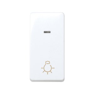 Pulsante bianco con simbolo luminoso e display (Simon 27 27161-64) - Product Image 1