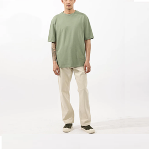 เสื้อยืดผ้าคอตตอนขนาดใหญ่ผ้า GSM พิมพ์ไหล่ทรงหลวมโลโก้ได้ตามต้องการ - Product Image 6