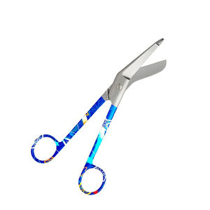 Ciseaux à point de bandage à poignée de couleur personnalisée 6 "ciseaux médicaux à lame incurvée ciseaux chirurgicaux à pointe fine - Product Image 2