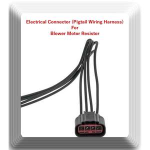 Connecteur électrique femelle à 4 fils pour résistance de moteur de soufflerie compatible avec : Ford Lincoln - Product Image 1