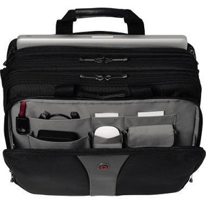 Wenger Legacy Triple Laptop <b>Bag</b>-Black Polyester-40x30x15cm Internal 42x32x21cm External - Product Image 3