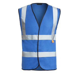 Chaleco de Seguridad de Alta Visibilidad, Unisex, con Bolsillos Reflectantes, Cremallera Frontal, Malla Transpirable de Algodón, Suministro Directo de Fábrica - Product Image 3