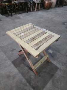 Hot Sale Minimalist Modern Movable Nesting <b>Folding</b> Side Coffee Table Recycled Reclaimed Economical Low Price Decorative - Product Image 5