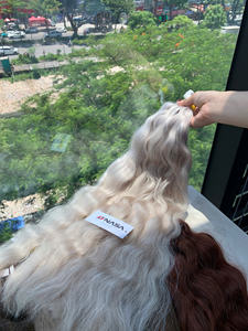 Extensiones de cabello Remy vietnamita blanqueado Super doble calidad Premium textura suave y sedosa acabado ondulado sin enredos - Product Image 4