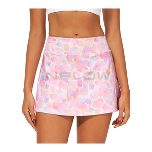 Jupe de fitness plissée taille haute pour femmes adultes jeunes, short jupe Godet avec style de mode maigre sexy, jupe pantalon - Product Image 4