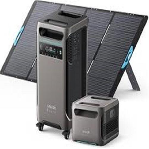 NEW 2025 Portable Power Station F3800 BP3800 Expansion Battery 7.68kWh Capacity 6000W AC Output <b>Solar</b> <b>Generator</b> - Product Image 1