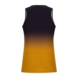 Camisetas sin mangas atléticas personalizadas para hombre para culturismo transpirable entrenamiento gimnasio Stringer diseño de punto informal - Product Image 3