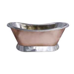 Baignoire autoportante en cuivre pour hôtel et maison, la plus vendue, avec finition décorative - Product Image 2