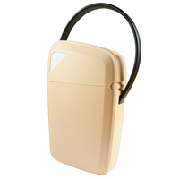 Boîte à clés portable ABA Secure Access à suspendre, en ABS, alliage de zinc et acier, couleur crème clair, pour usage intérieur et extérieur, personnalisable pour clôtures et rampes