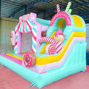 Casa hinchable inflable de helado de grado comercial con tobogán Juegos al aire libre Combo Nuevo diseño Candy Jumping Castle <span class=keywords><strong>en</strong></span> venta - Product Image 4