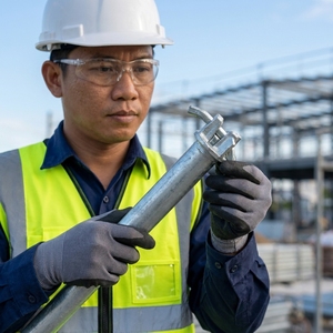 นั่งร้านเหล็กแบบโมดูลาร์อุตสาหกรรม Ringlock Scaffolding มาตรฐาน EN12810 ชุบกัลวาไนซ์แบบจุ่มร้อน ราคาดีที่สุดจากคลังสินค้า OEM ในเวียดนาม - Product Image 2