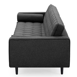 Loveseat 09 Chesterfield <b>Sofa</b> 220x82cm Premium Tufted Square Two-Seater with Nm Bc Vi for Living Rooms - Product Image 3