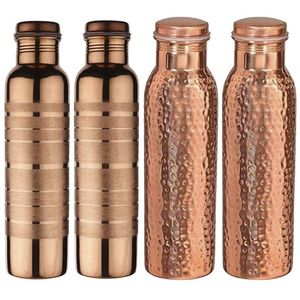 Botella de Agua de Cobre Puro Hecha a Mano, Ecológica, de Gran Capacidad para Uso Diario y Bienestar - Product Image 6