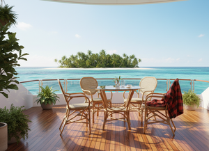 Elegante y Cómodo Juego de Comedor Compacto de Mimbre/Ratán Estilo Jamaica para Espacios Acogedores en Hogares, Apartamentos, Villas y Hoteles en Indonesia - Product Image 6