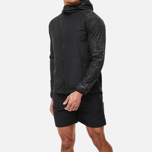 Conjunto de Chaqueta Ligera para Correr de Poliéster de Alta Calidad, Cortavientos, Impermeable, Reflectante, Chaqueta Cortavientos para Hombre - Product Image 4
