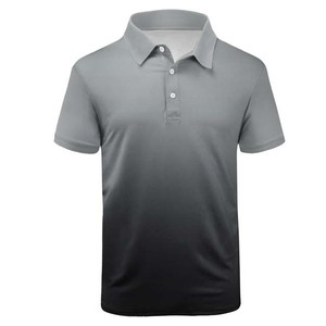 Camisa informal de manga corta de alta calidad para hombre Impresión de algodón Tallas grandes Polos de secado rápido 200g Servicio OEM ODM - Product Image 4
