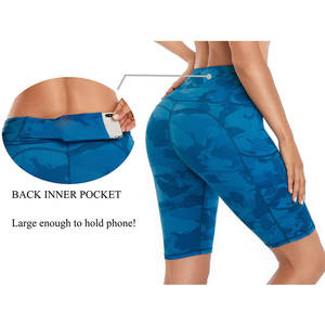 Short de yoga taille haute pour femme avec short de yoga pour contrôle du ventre idéal pour la course à pied - Product Image 3