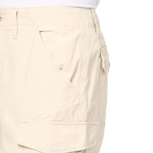 Shorts cargo design de luxe à la mode pour l'extérieur Shorts pour hommes en coton avec logo personnalisé épais et respirant - Product Image 3