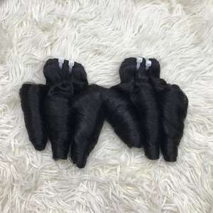 Haute qualité 100% Vietnam Remy Extensions de cheveux prix de gros Bouncy Curly Machine Double trame VQ cheveux Extensions de cheveux humains - Product Image 2