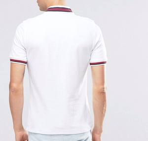 Venta al por mayor 100% algodón hombres Golf Polo Camiseta estilo Casual bordado Logo transpirable alta calidad hombres Polo tejido de punto - Product Image 2