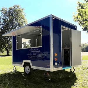 รถพ่วงขายอาหารเคลื่อนที่, รถพ่วงขายอาหารเชิงพาณิชย์แบบลากจูงสำหรับธุรกิจอาหารเคลื่อนที่ ใช้เป็นสถานีบาร์บีคิวเคลื่อนที่, ไอศกรีม - Product Image 4
