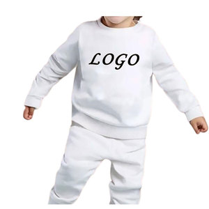 Haute qualité enfant cravate teinture survêtement à manches longues coton tenues ensemble motif solide survêtement décontracté - Product Image 3