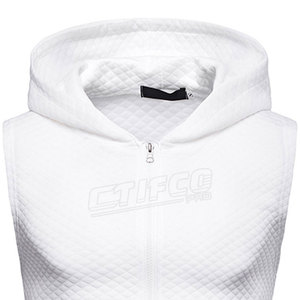 Pakistan Made Winter Men <b>Sleeveless</b> <b>Hoodie</b> Solid Color Polyester/Cotton Customized Durable & Breathable - Product Image 4