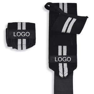 Envolturas de soporte de muñeca de algodón sublimado personalizado para Fitness levantamiento de pesas gimnasio entrenamiento culturismo con logotipo personalizado - Product Image 4