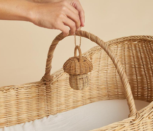 Handmade Rattan Baby Rattle Natural Eco-Friendly <b>Sensory</b> <b>Toy</b> <b>for</b> <b>Newborns</b> & Infants, Safe and Non-Toxic - Product Image 4