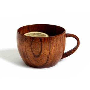 Tasse à thé en bois de bambou de 100 ml, style écologique et design campagnard, idéale pour les cadeaux d'affaires - Product Image 1