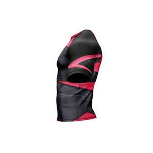 Protège-éruptions de compression UPF50 + de style sportif pour hommes avec manches longues Design de logo personnalisé Imprimé complet de marque pour MMA BJJ - Product Image 6