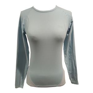 Camiseta de Compresión para Mujer, Elástica, de Secado Rápido, para Correr, Baloncesto, Manga Larga, Deportiva, Fitness, Mallas, Yoga - Product Image 1