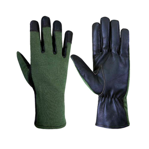 Gants de vol en cuir unisexe de qualité supérieure, résistants au feu, respirants, durables, sans silicone, pour pilote d'aviation, tactiques, équipage d'avion - Product Image 5