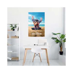 โปสเตอร์ภาพยนตร์ดิสนีย์แนวแอคชั่นสมัยใหม่สำหรับลิโลแอนด์สติทช์และโมอาน่า - Product Image 4