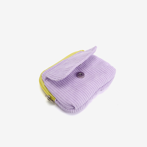 Bolsa de Cosméticos de Pana Estilo Japonés con Cierre de Cremallera, Unisex, Portátil, de 4 Pulgadas, Multifuncional, Porta Tarjetas, para Uso en Exteriores, Personalizable - Product Image 3